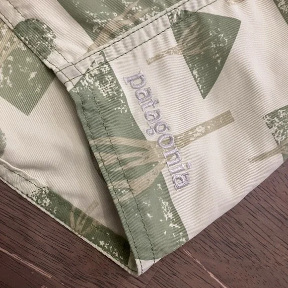 Patagonia Board Shorts Adult 38 Printed Swim Hybrid Outdoors Unlined Hiking Mens - Picture 5 of 8